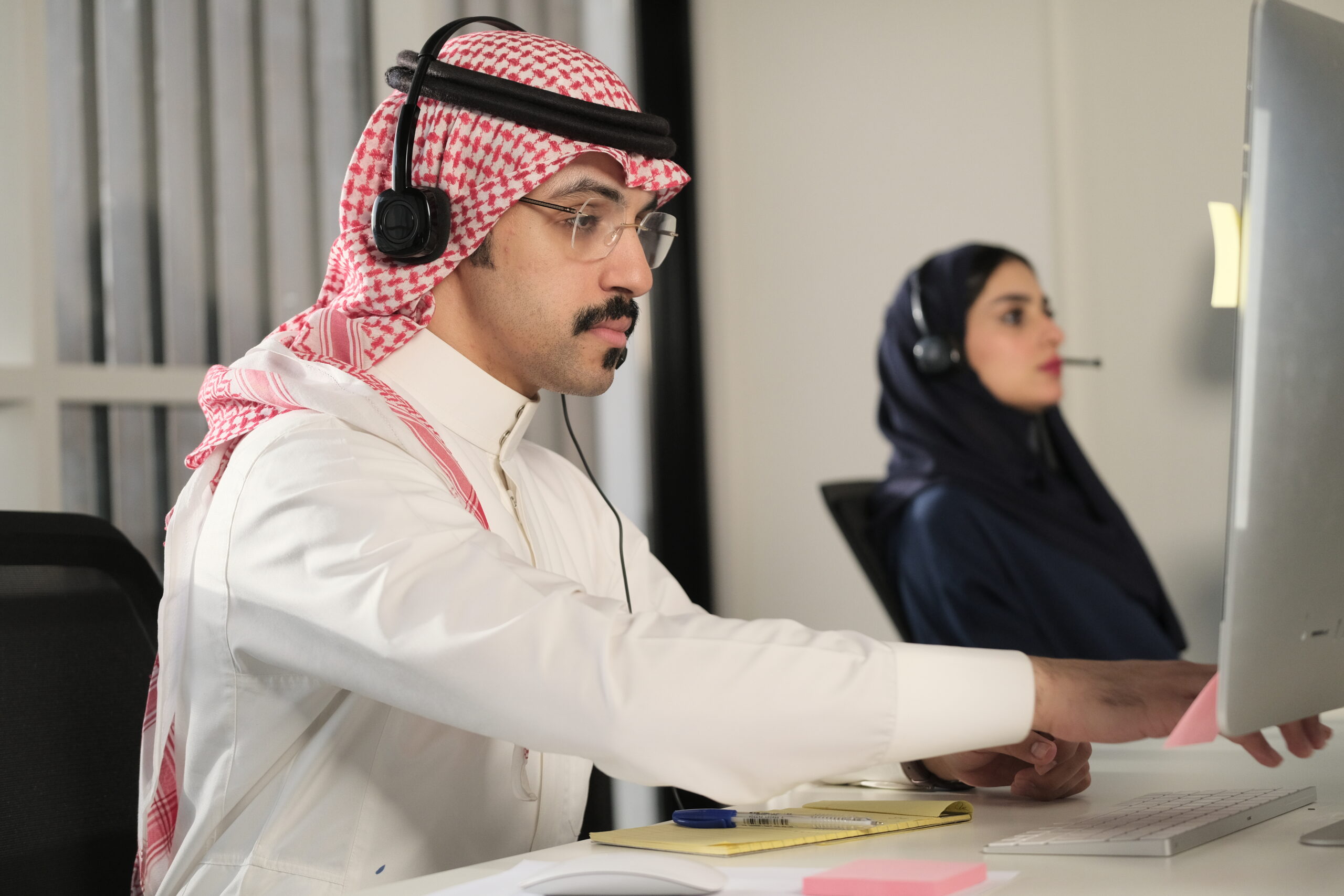 خدمة العملاء في مراكز الاتصال